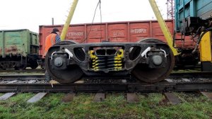 ВОТ ТАК МЕНЯЕТСЯ ТЕЛЕЖКА ГРУЗОВОГО ВАГОНА! Вагонник. Железная дорога.