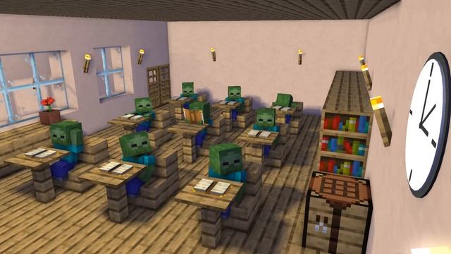 zombie girl fart 5 - minecraft animation смотреть онлайн