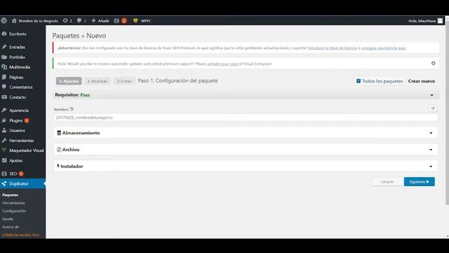 COPIA DE SEGURIDAD CON PLUGIN DUPLICATOR смотреть онлайн