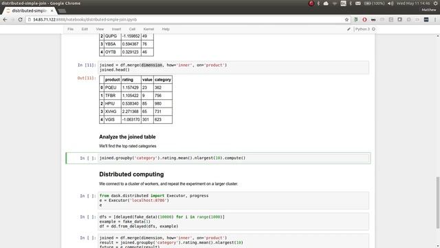 Dask-Pandas Dataframe Join смотреть онлайн