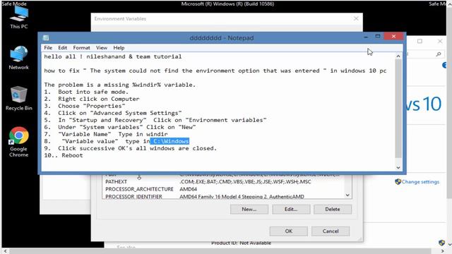 The system could not find the environment option that was entered Easy Step To Fix смотреть онлайн
