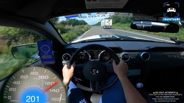 2007 SHELBY GT500 | TOP SPEED on AUTOBAHN [NO SPEED LIMIT] by AutoTopNL смотреть онлайн