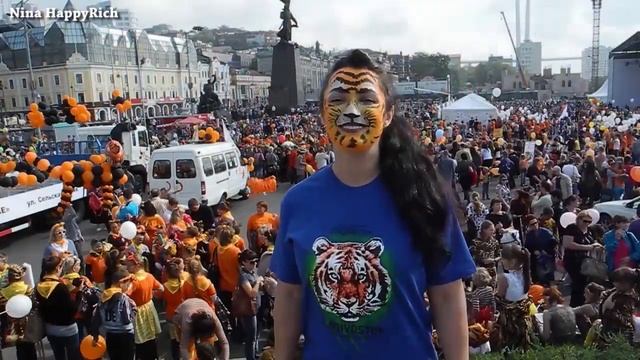 NHR ♥ День Тигра во Владивостоке 2013 / Tiger Day in Vladivostok♥ Nina HappyRich смотреть онлайн
