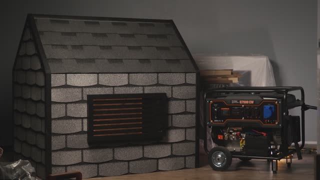 Красивый дом для генератора / будка для собаки / домик для детей. Своими руками. смотреть онлайн