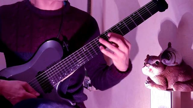 Kiesel Zeus + Hotone Ampero One ! Modern djenty death metal seven strings guitar riff by Einar смотреть онлайн