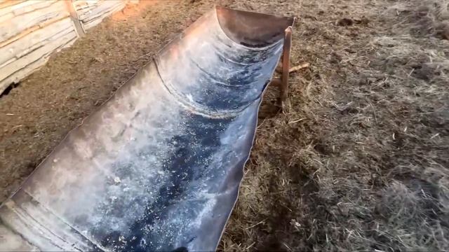 Проверка сварки на печи. Бычкам нравится пшеничные отходы. смотреть онлайн
