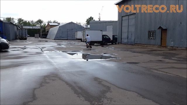 Электросамокат с сиденьем Sambit Uber Scoot Hummer 1600w 48v Voltreco.ru 2016 смотреть онлайн