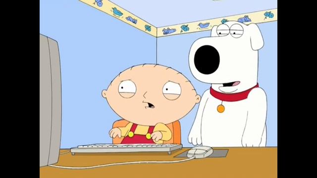 Family Guy - Stewie watches "2 girls, 1 cup" смотреть онлайн