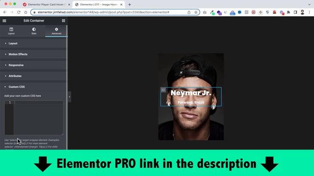 Elementor Player Card Hover Effect | WordPress Elementor Pro Tutorial | Elementor Tips and Tricks смотреть онлайн