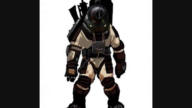 Bioshock 2: Prototype Big Daddy Concept Art смотреть онлайн