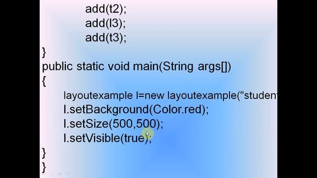 6 AWT FlowLayout and BorderLayout смотреть онлайн