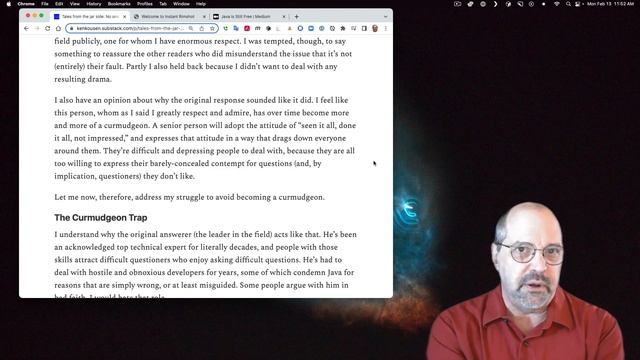 Making the first jump, Java LTS versions, Curmudgeon mode, a Mockito video, Tweets and Toots смотреть онлайн