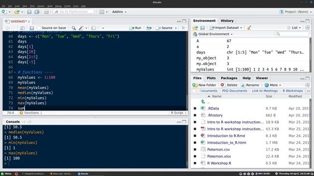 Introduction to R and RStudio смотреть онлайн