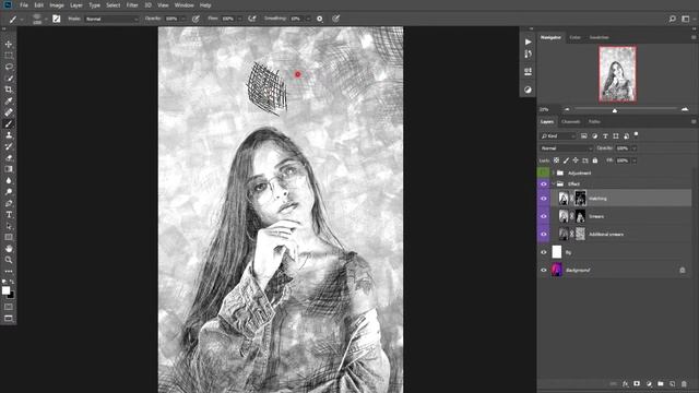 Artistic Sketch Photoshop Action смотреть онлайн