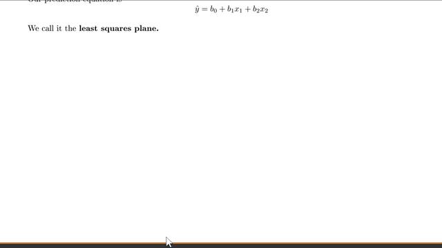 Multiple Regression with Two Explanatory Variables смотреть онлайн