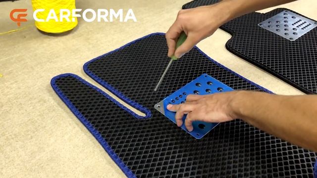 Установка подпятника на ЕВА коврик смотреть онлайн