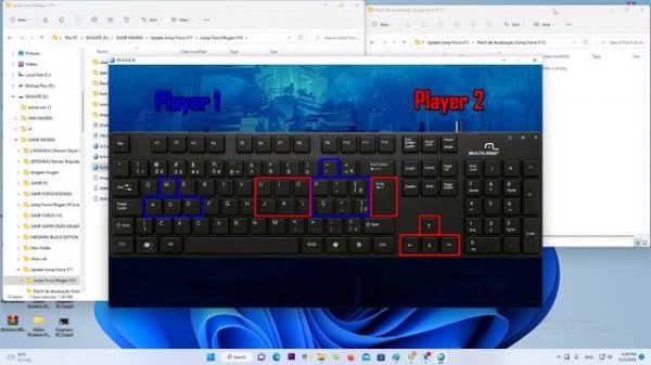 Instructions to update JUMP FORCE MUGEN V10 to JUMP FORCE MUGEN V11