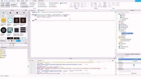 Roblox Scripting | Mobile Buttons | Tutorial + Template