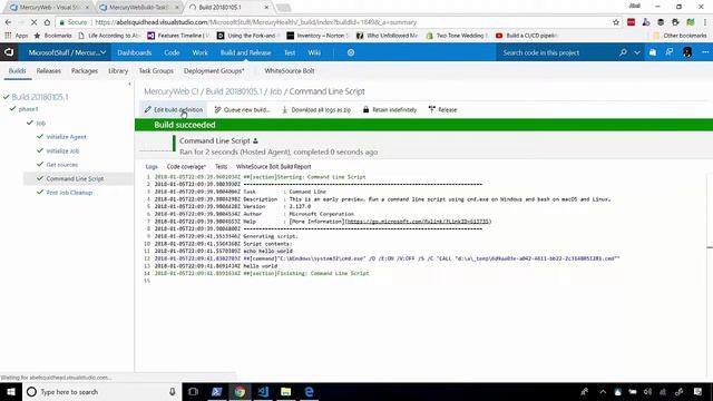 YAML Builds in VSTS смотреть онлайн