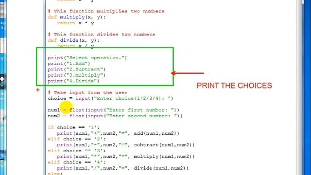 Part 2: Python Simple calculator program for beginners смотреть онлайн