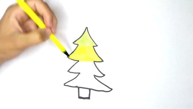 Рисунок Ёлки для детей / Как Нарисовать Елку / Легкий Рисунок Елки смотреть онлайн