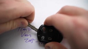 Ford Transit Van Remote Key Fob Battery Replacement 2015 2016 2017 2018 2019