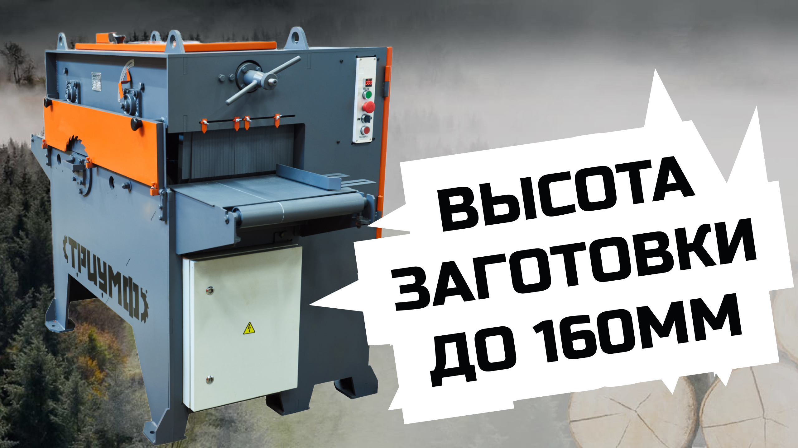 Многопильный станок Триумф 300 смотреть онлайн