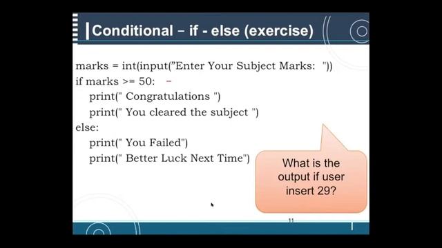 Online Class Phyton 3 Lecture note on Conditional Structure Programming смотреть онлайн