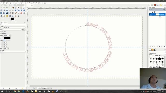 create circular text using gimp смотреть онлайн