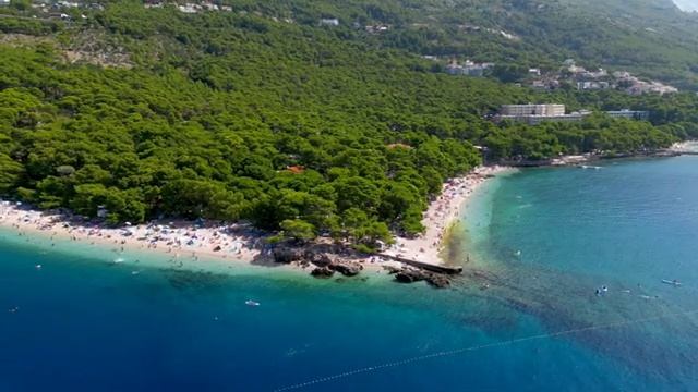 Croatia's Makarska Riviera: Punta Rata Beach and Split, a Coastal Gem смотреть онлайн