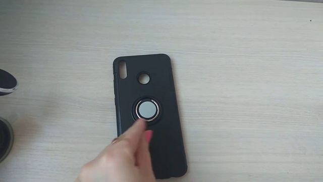 Чехол для Huawei honor 8x с кольцом чёрный смотреть онлайн