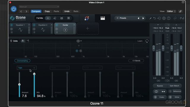 05. Transient Shaping with Ozone 11