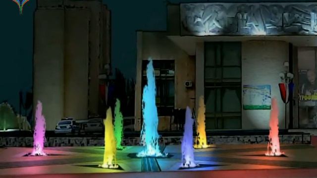 Светомузыкальный фонтан "Блюдце" смотреть онлайн