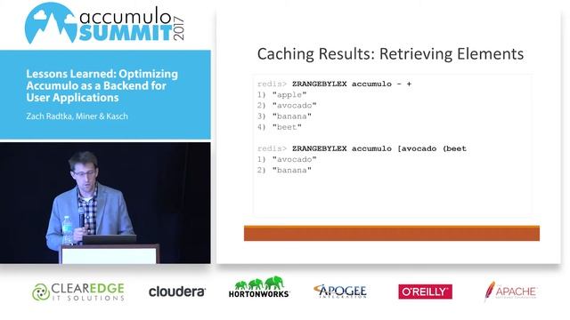 Lessons Learned: Optimizing Accumulo as a Backend for User Applications смотреть онлайн