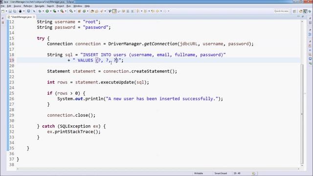 Java JDBC CRUD Tutorial (SQL Insert, Select, Update and Delete Examples) смотреть онлайн