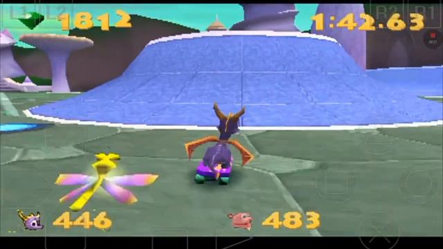 Прохождение Spyro 3 Year of the Dragon (4 часть)+( Умный зелёный пузырь) смотреть онлайн