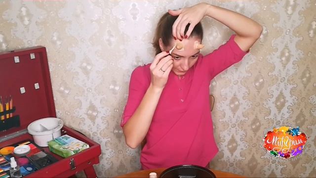 Приклеиваем РОГА! Подготовка к хэллоуину. смотреть онлайн