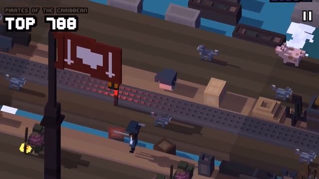 DISNEY CROSSY ROAD EPIC PIRATES OF THE CARIBBEAN Jack Sparrow / Carina Smyth / Henry Turner смотреть онлайн