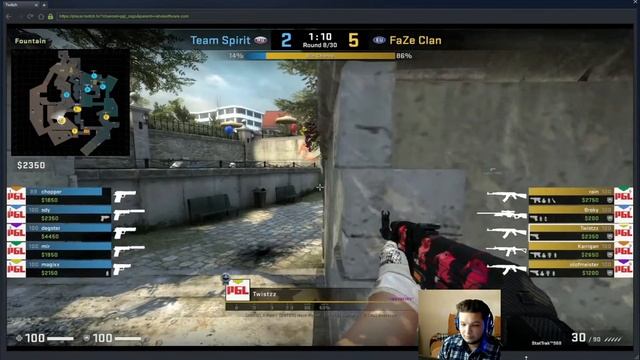 SPIRIT FAZE НЕОФИЦИАЛЬНАЯ ТРАНСЛЯЦИЯ МАЖОРА ПО СS:GO смотреть онлайн