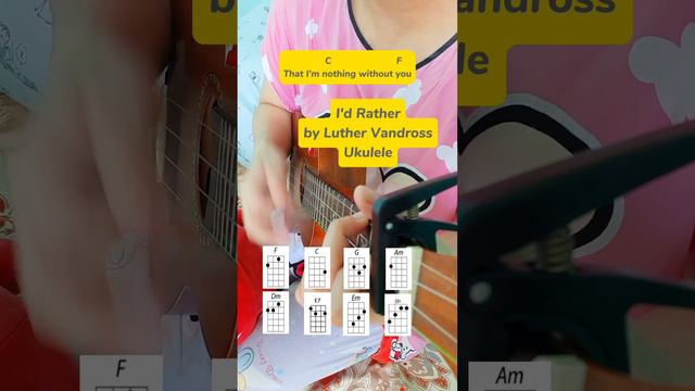I'd Rather by Luther Vandross - Ukulele Chords смотреть онлайн