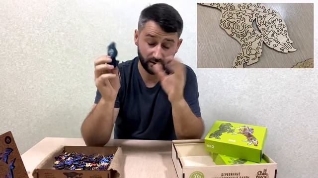 Разбор деревянных пазлов Davici и Unidragon смотреть онлайн