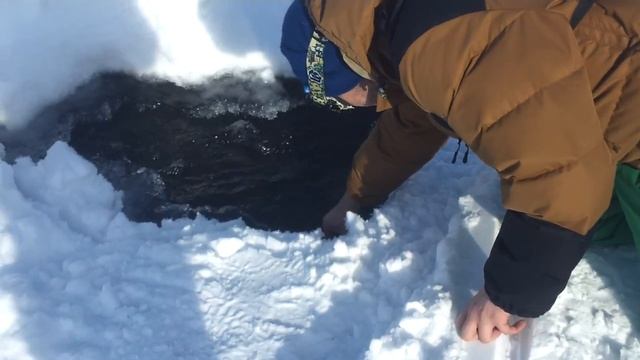 Река Ик, зимняя рыбалка. смотреть онлайн