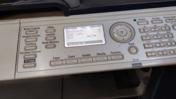 HOW TO CLEAR ERROR CODE C-3451 FUSER ERROR ON KONICA MINOLTA BIZHUB 206 226 306 215 165