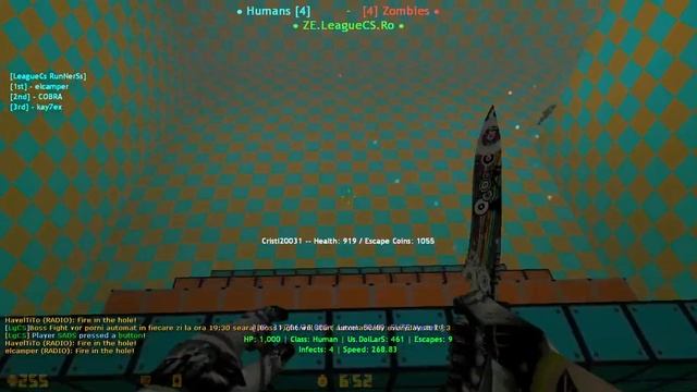 Counter Strike 1.6 Zombie Escape смотреть онлайн