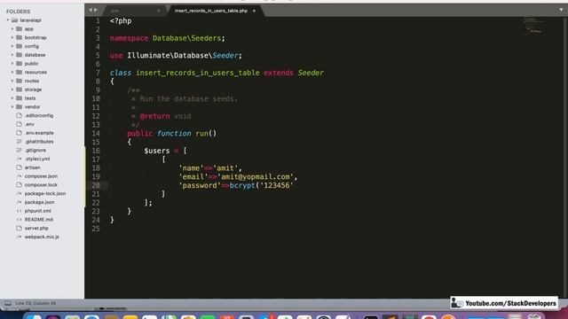 #2 Laravel API Tutorial | Create Simple Laravel API from Scratch | Laravel GET API with Json / Para смотреть онлайн