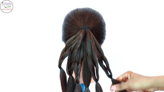 new latest messy bun hairstyle with amazing trick || party hairstyles || new hairstyle || hairstyle смотреть онлайн