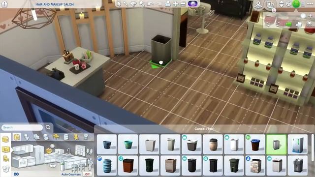 Hair and Makeup Salon {Speed Build} The Sims 4 (No CC) смотреть онлайн