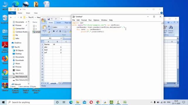 how to read from csv file in python |csv reader, csv DictReader python|csv.reader vs csv.dictreader смотреть онлайн