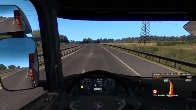 Euro Truck Simulator 2 Gameplay | Scania Truck | Thrustmaster Racing Wheel ? | Ep.1 смотреть онлайн