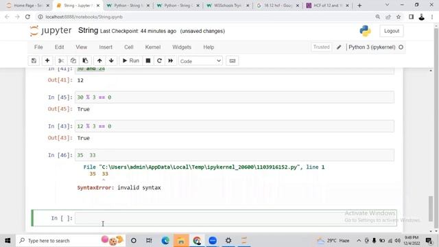 HCF of two Numbers | Python Tutorial for Beginners | Program No. 4 смотреть онлайн